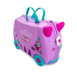 VALIGIA CAVALCABILE TRUNKI GATTO VIOLA